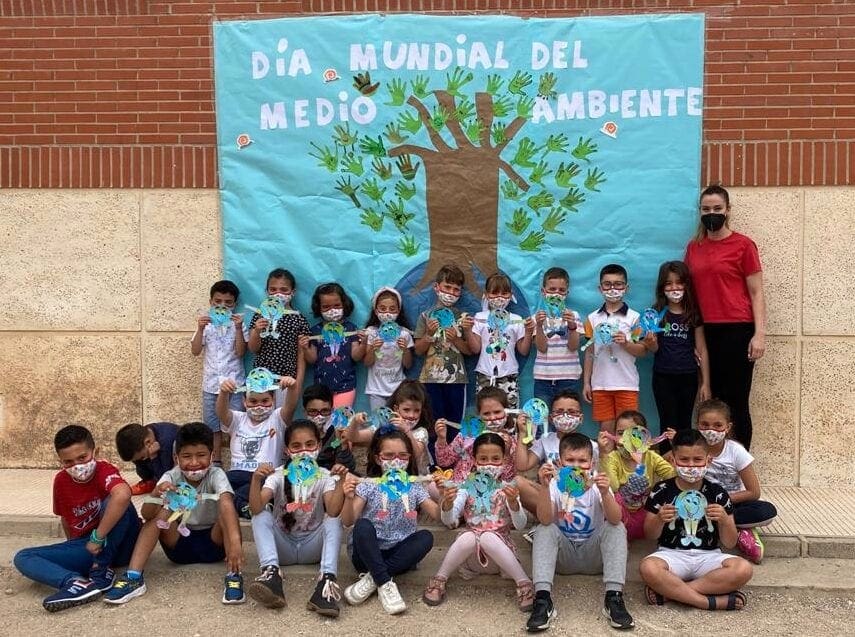 dia mundial del medio ambiente colegio cruz de piedra jumilla primero primaria
