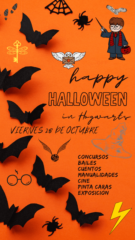 halloween 2022 hogwarts colegio cruz de piedra jumilla