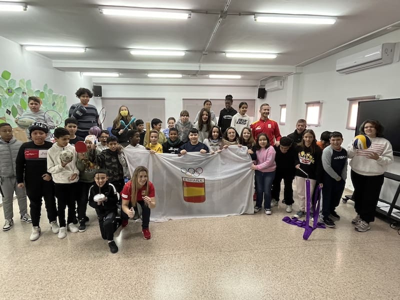 visita comite olimpico español colegio cruz de piedra cooperativa de densenanza 3